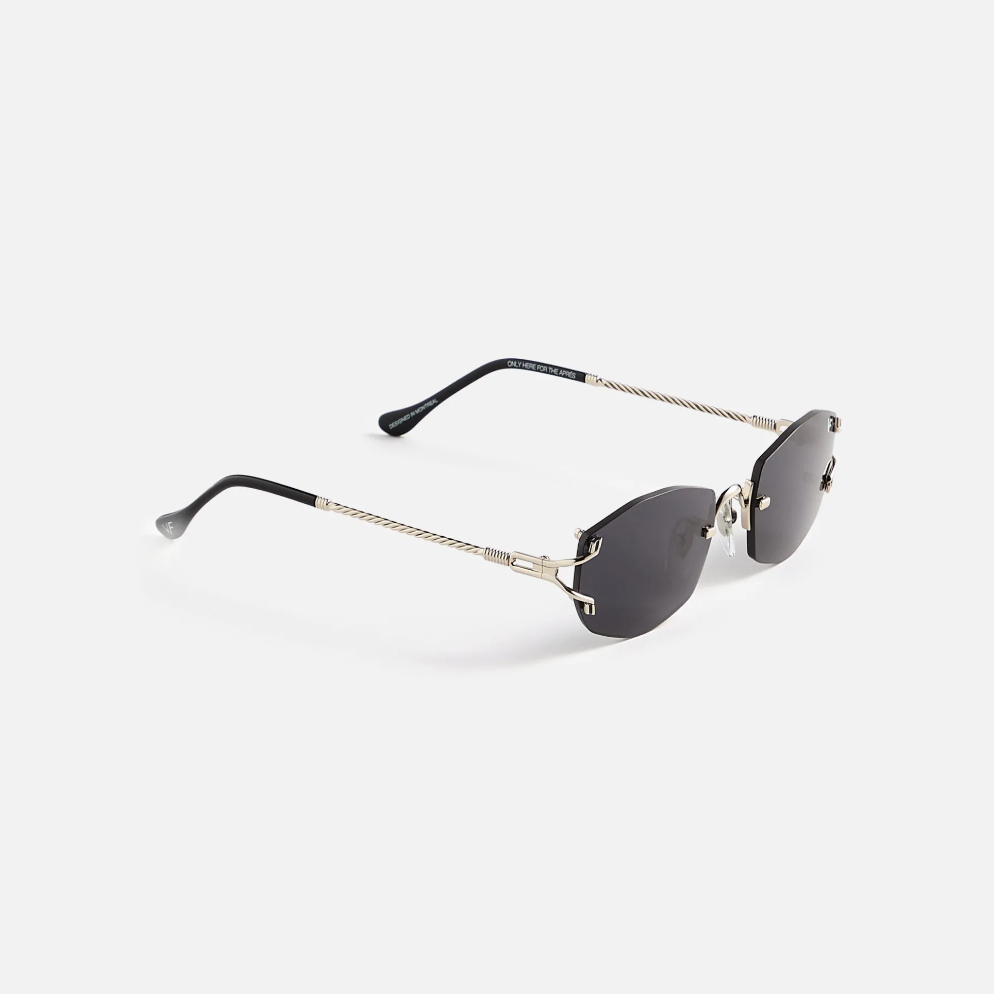 Aspen Drill Mount 24KT White Gold