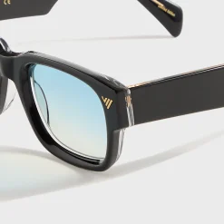 Bowie Black and Clear Acetate