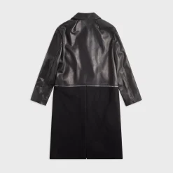 Cappotto In Pelle Leather Coat