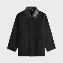 Cashmere Melton Hand Sewn Blouson