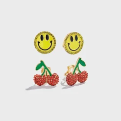 Cherry On Top Kids Clip-On Earring Set