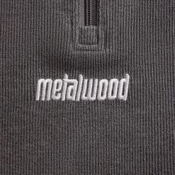 Contrast Stitch Quarter Zip Pullover