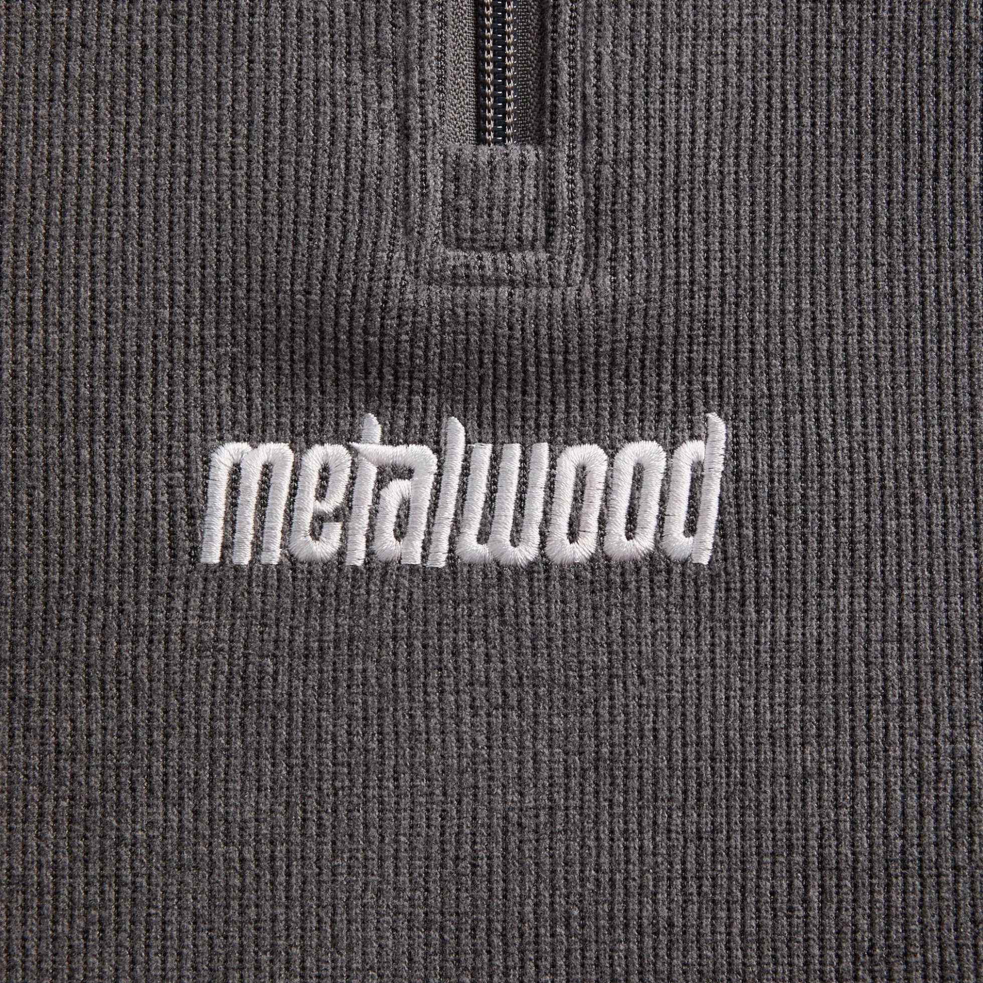 Contrast Stitch Quarter Zip Pullover