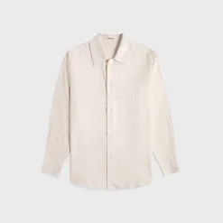 Cotton Cashmere Herringbone Shirt