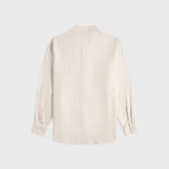 Cotton Cashmere Herringbone Shirt