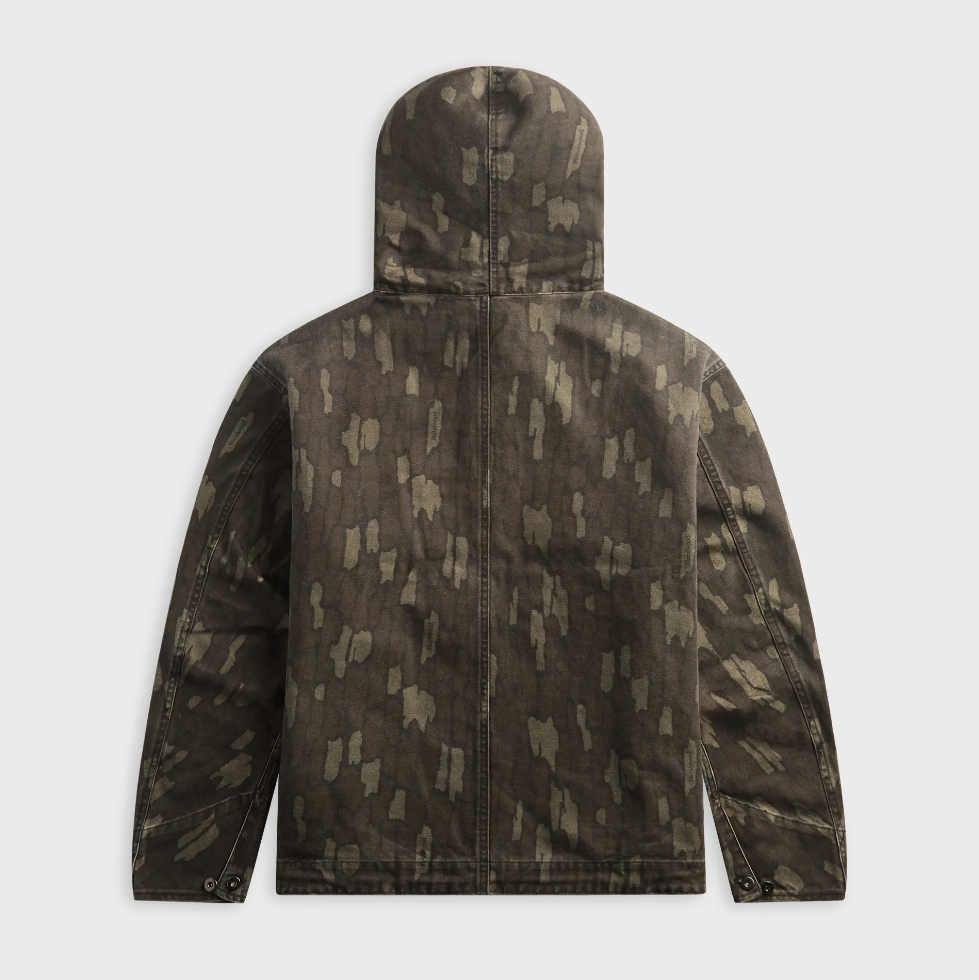 Cotton Twill Zip Hoodie