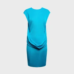 Crimson Drape Dress