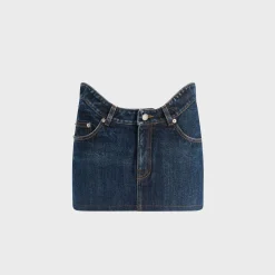 Curvy Waistband Mini Skirt