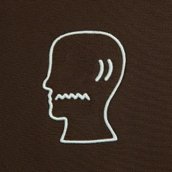 3D Embroidered Logo Head Garment Dyed Hoodie