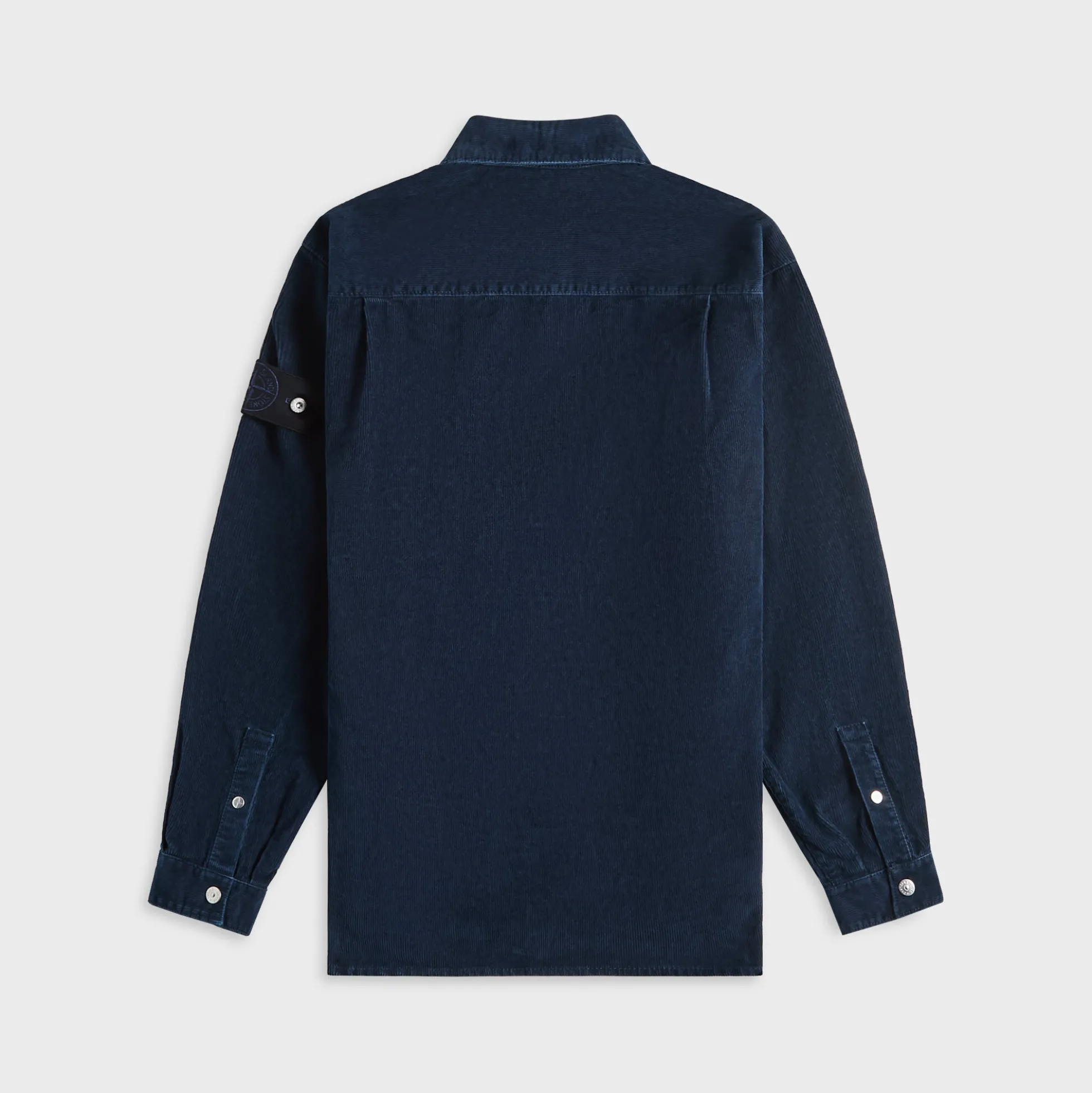 Denim Research Logo Appliqued Cotton Corduroy Overshirt