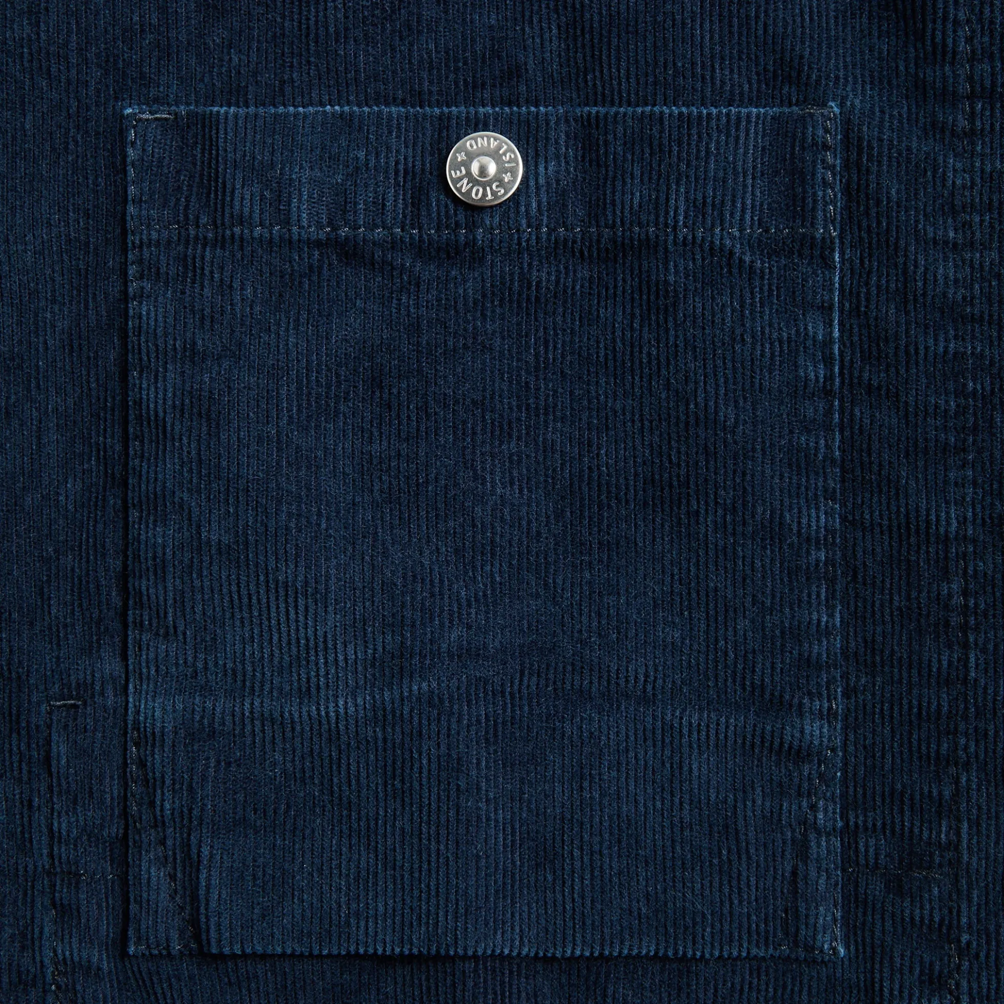 Denim Research Logo Appliqued Cotton Corduroy Overshirt