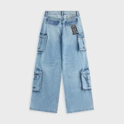 Dropout Low Rise Cargo Jean