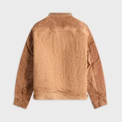Duck Canvas Kakishibu Dye Zipped Work Jacket
