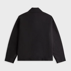 Embroidered Line Stitch Worker Jacket