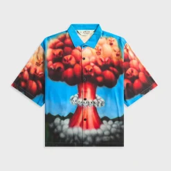 Explosion Short Sleeve Button Down Shirt