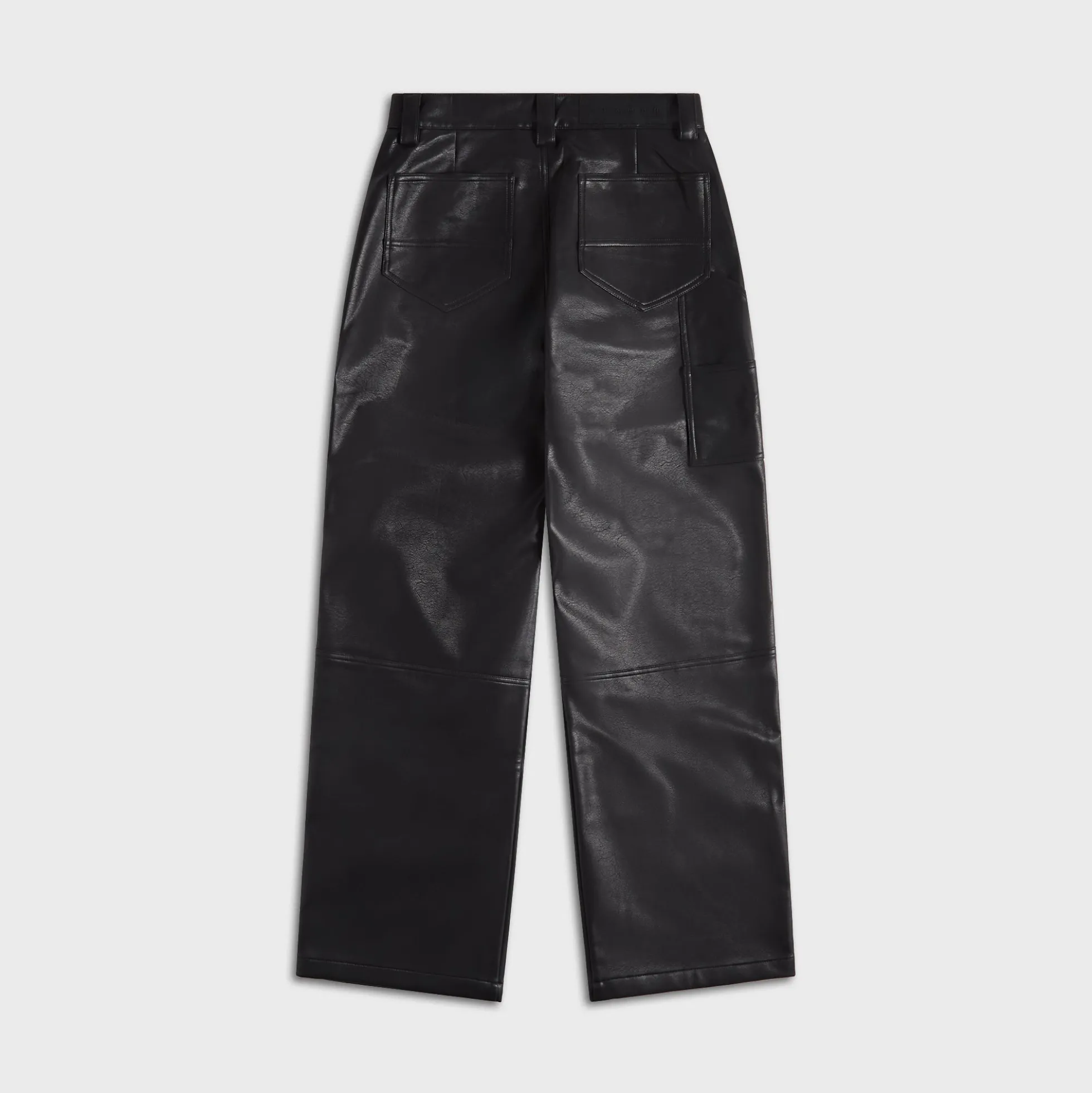 Faux Leather Carpenter Pant