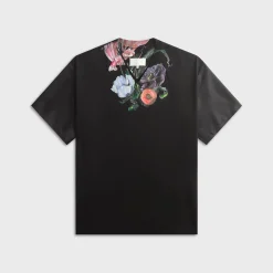 Flower Cotton-Silk Tee