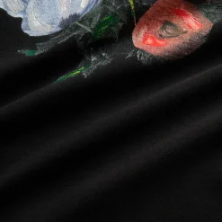 Flower Cotton-Silk Tee