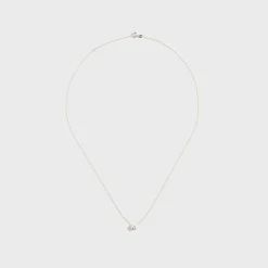 1g Polished Sterling Silver Entrelacs Pendant with Chain