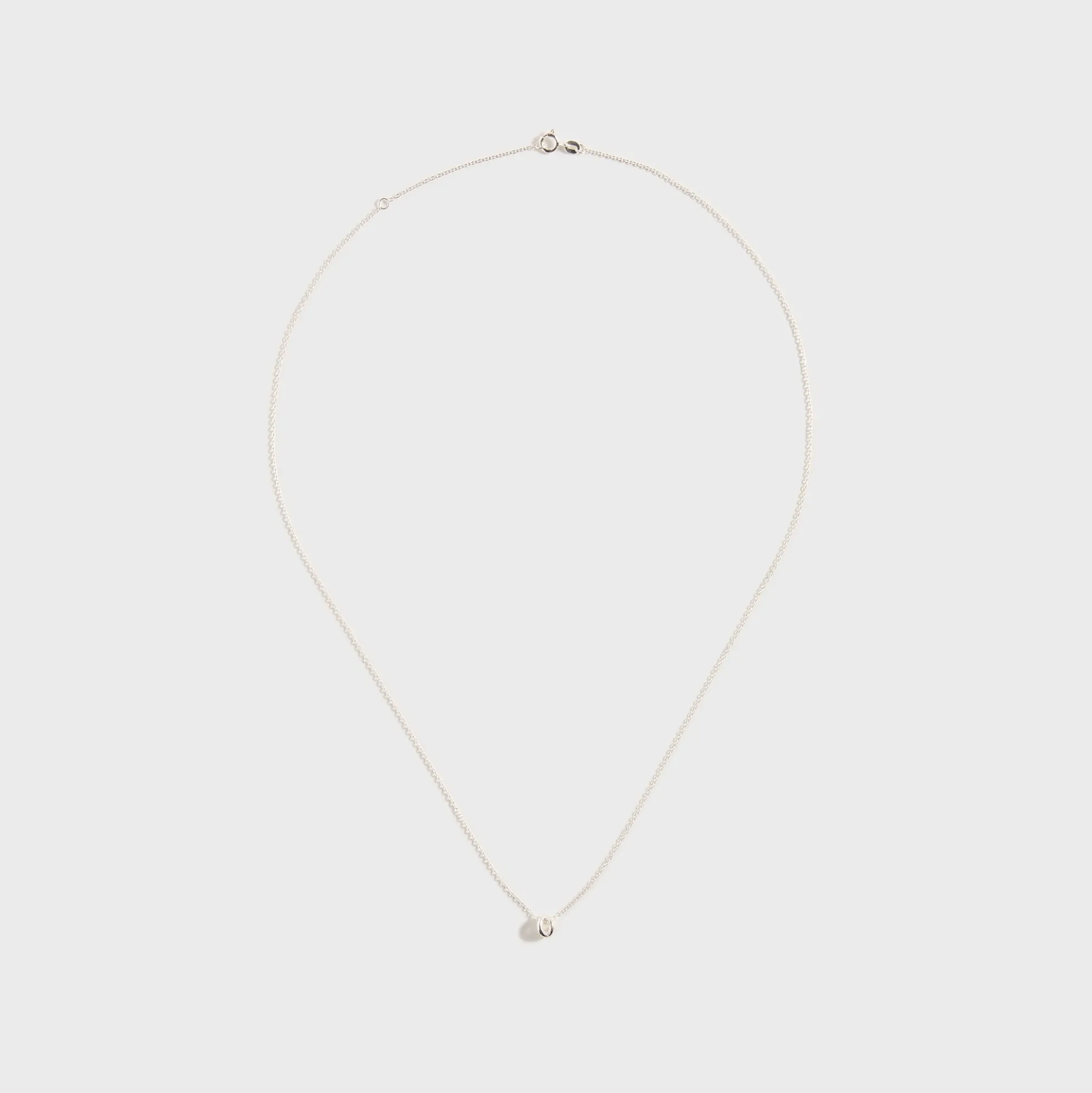 1g Polished Sterling Silver Entrelacs Pendant with Chain