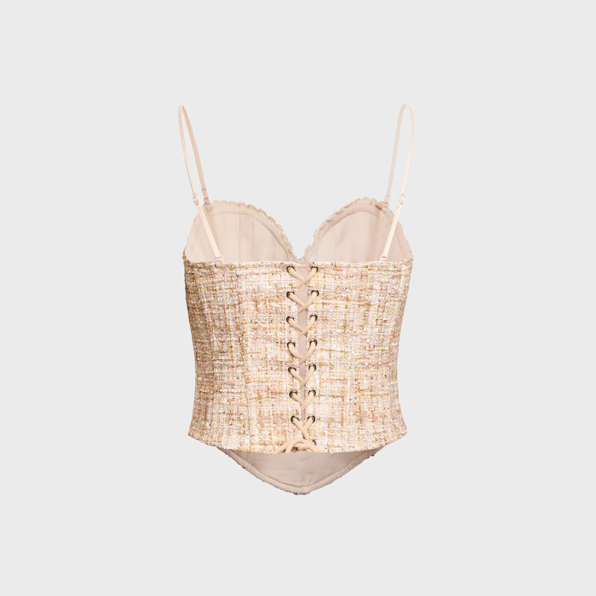 Genevieve Lace Trim Bustier