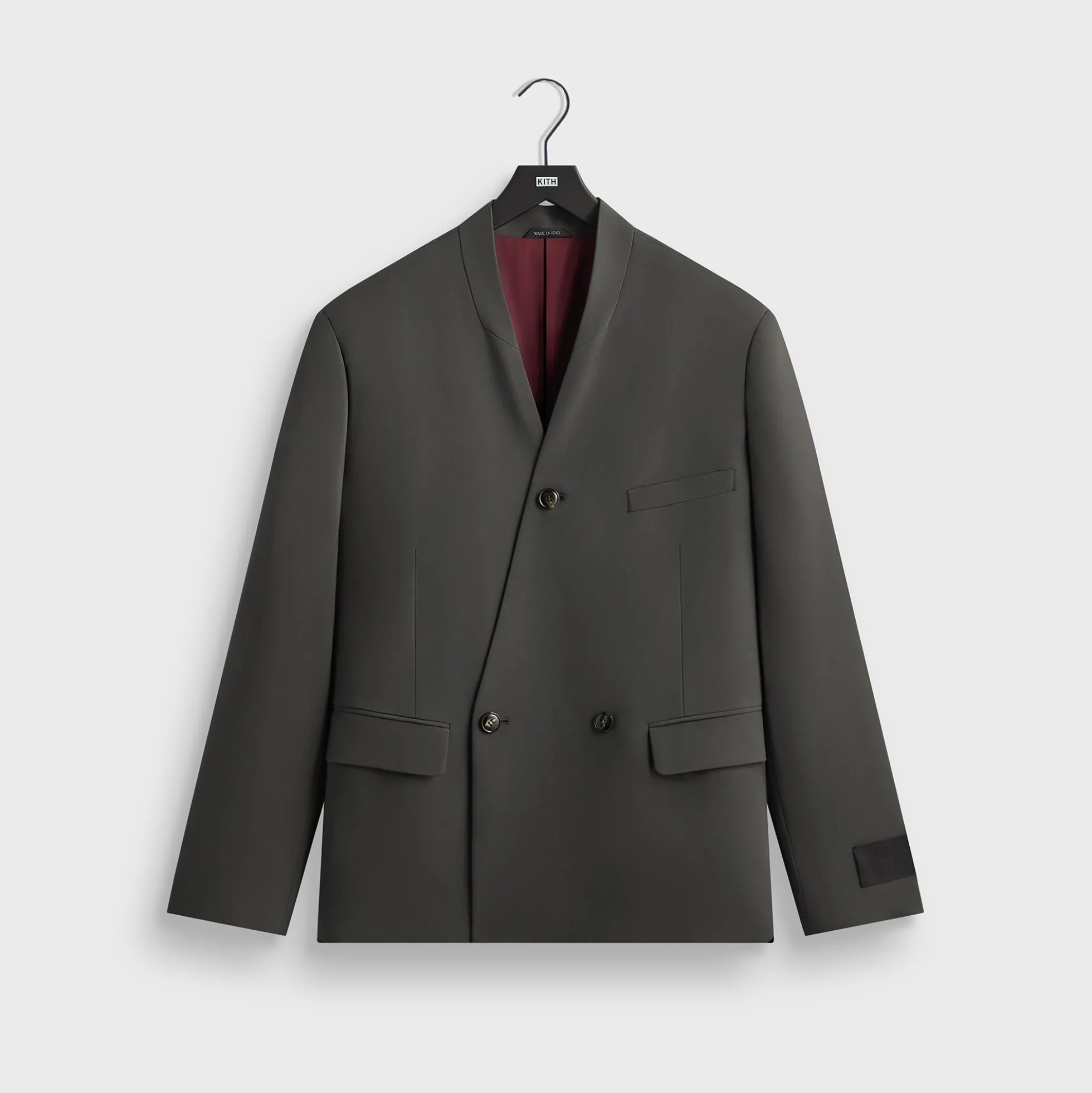 Giorgio Armani & Kith &Kin Milano Crepe Collarless Jacket