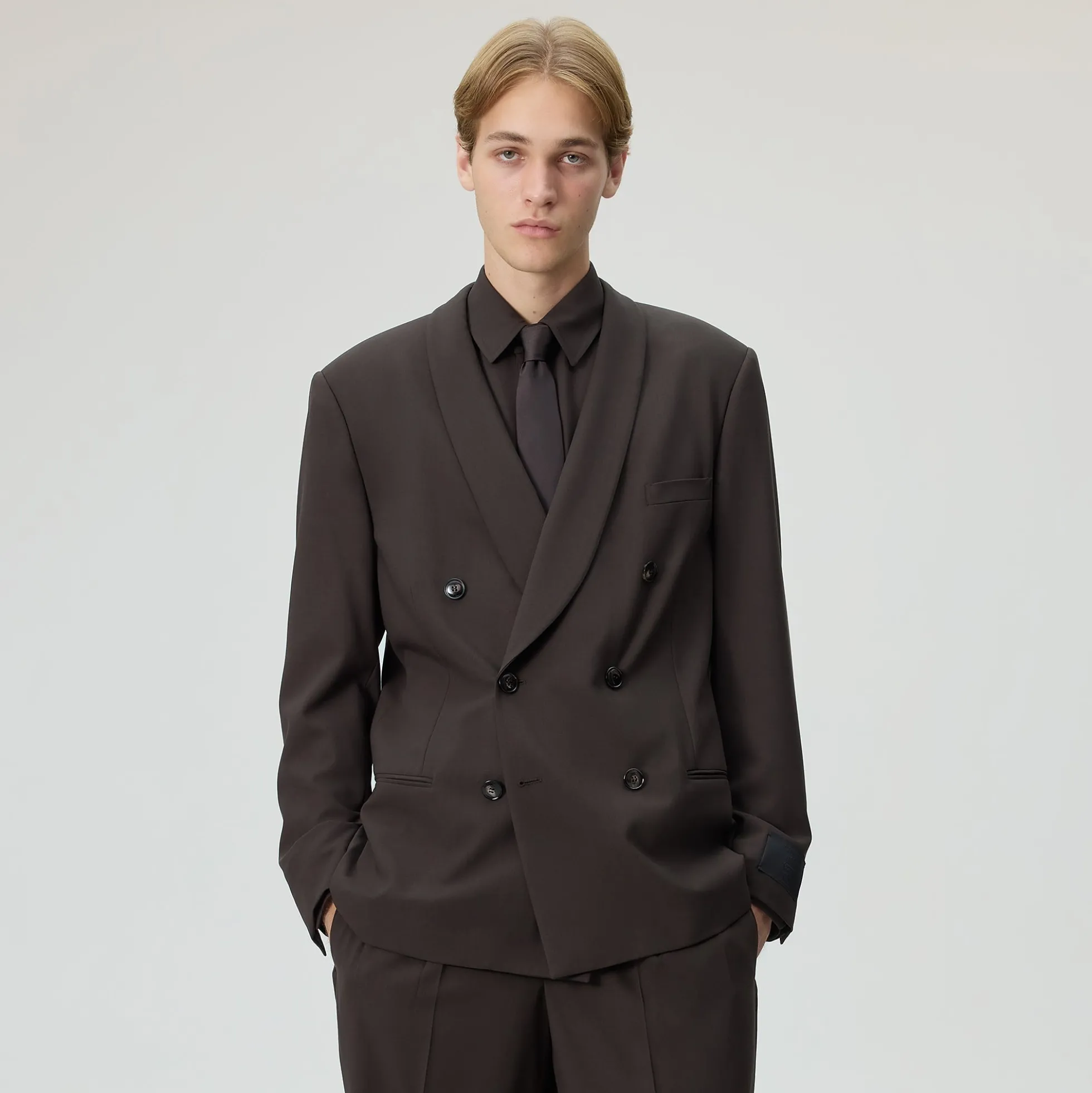 Giorgio Armani & Kith &Kin The Artist Virgin Wool Double-Breasted Jacket