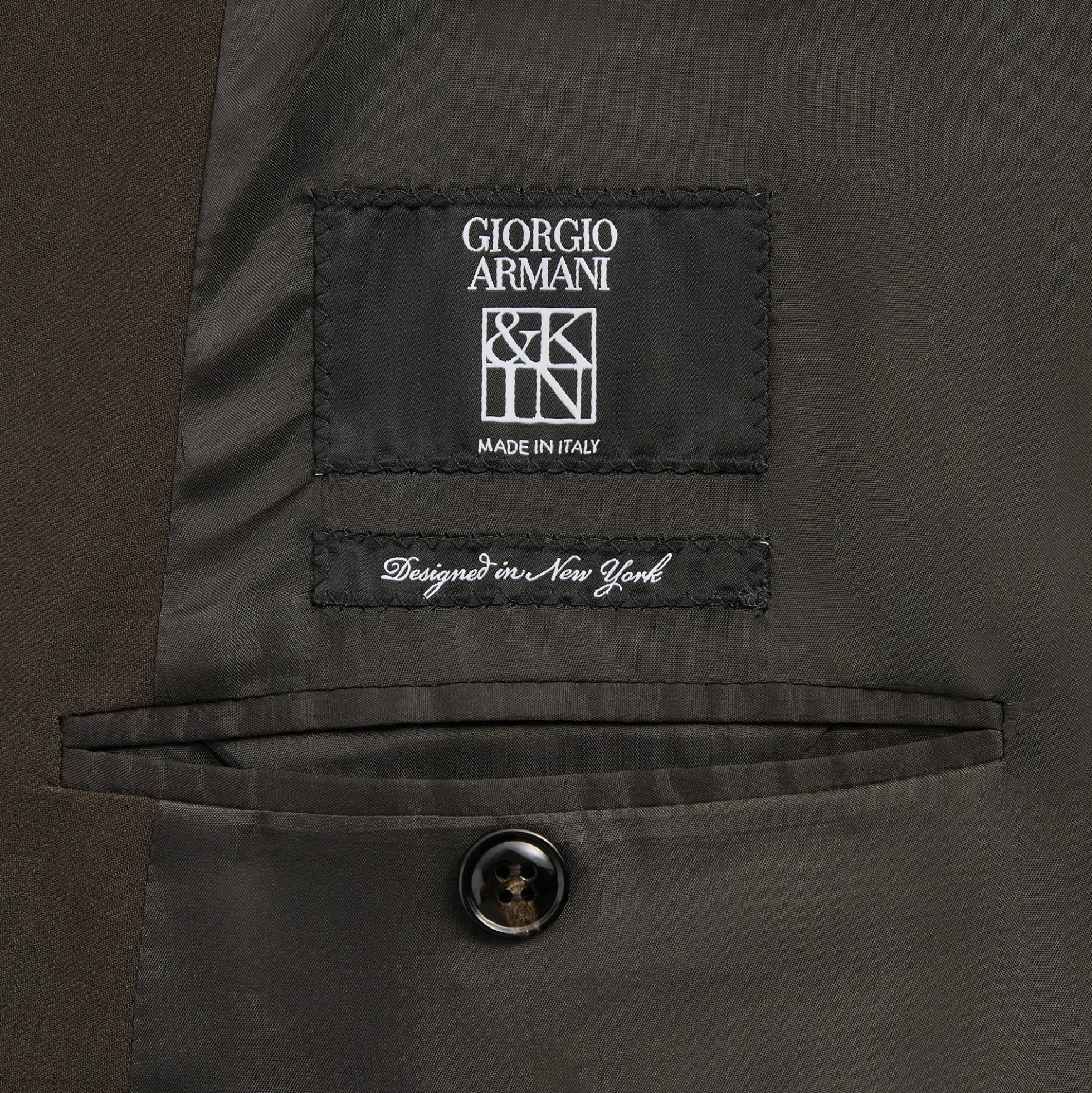 Giorgio Armani & Kith &Kin The Artist Virgin Wool Double-Breasted Jacket