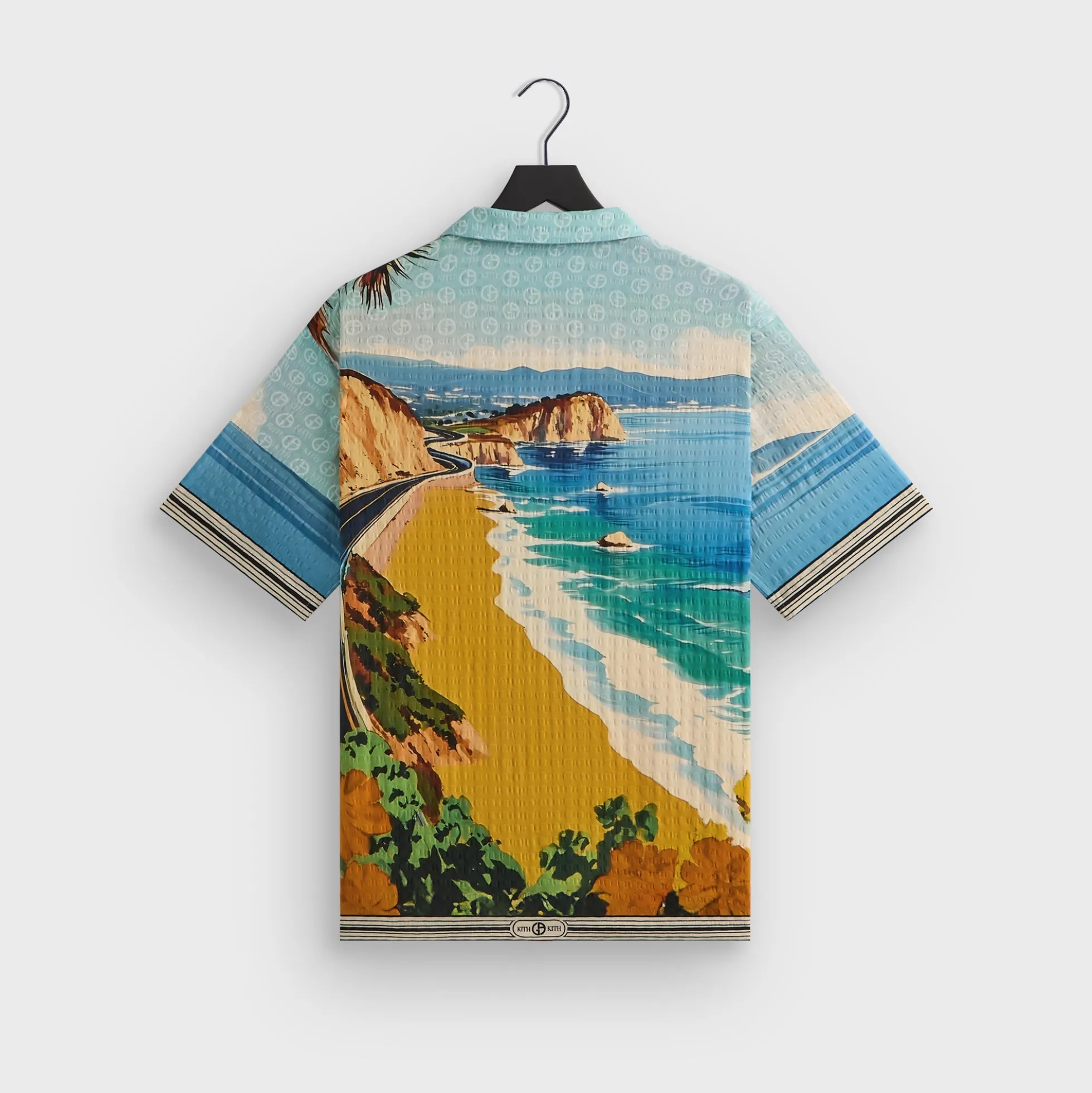 Giorgio Armani & Kith Malibu Short Sleeve Thompson Camp Collar Shirt