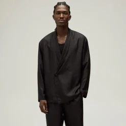 Giorgio Armani & Kith Monogram Long Sleeve Thompson Crossover Shirt