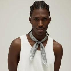 Giorgio Armani & Kith Monogram Printed Silk Bandana