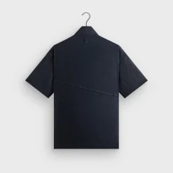 Giorgio Armani & Kith Open Weave Colton Zip-Up Shirt