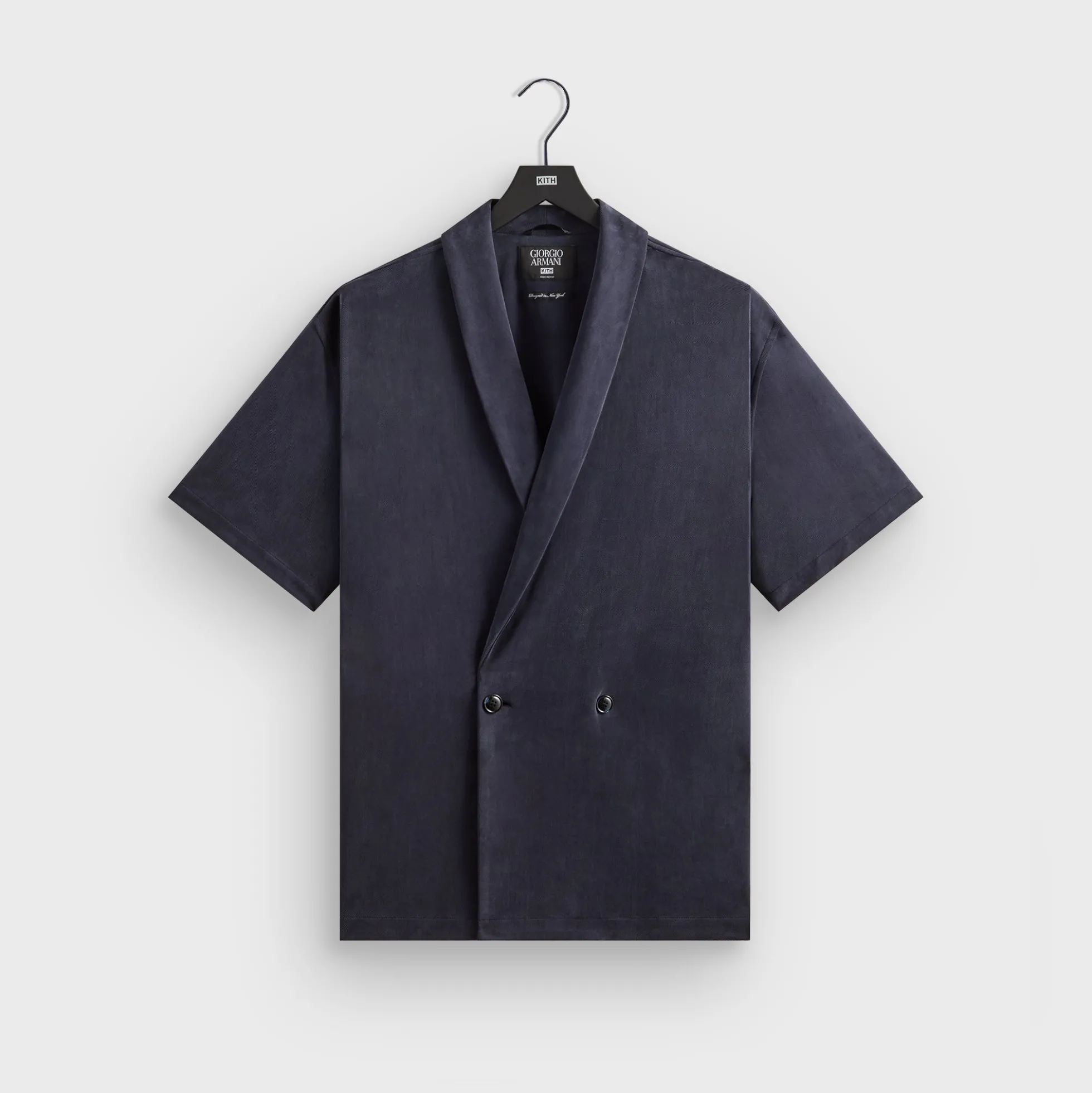 Giorgio Armani & Kith Short Sleeve Thompson Crossover Shirt