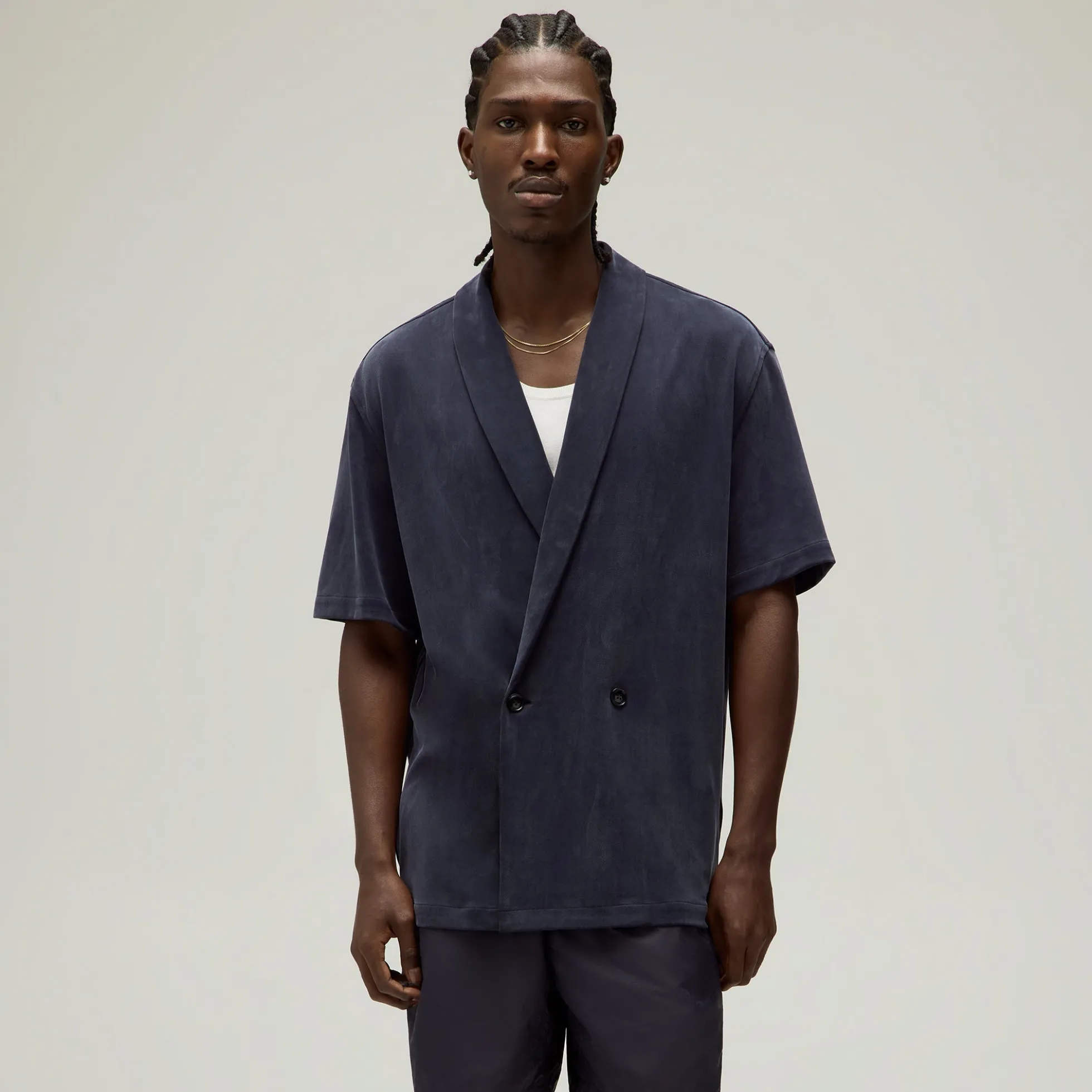 Giorgio Armani & Kith Short Sleeve Thompson Crossover Shirt