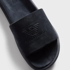 Giorgio Armani & Kith Suede Slides