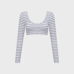 Halle Long Sleeve Crop Top