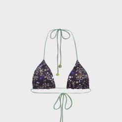 Juniper Printed Triangle Bikini Top