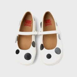 Kids Twins Leather Ballerinas