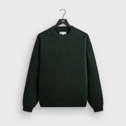 &Kin Basketweave Chenille Lewis Crewneck