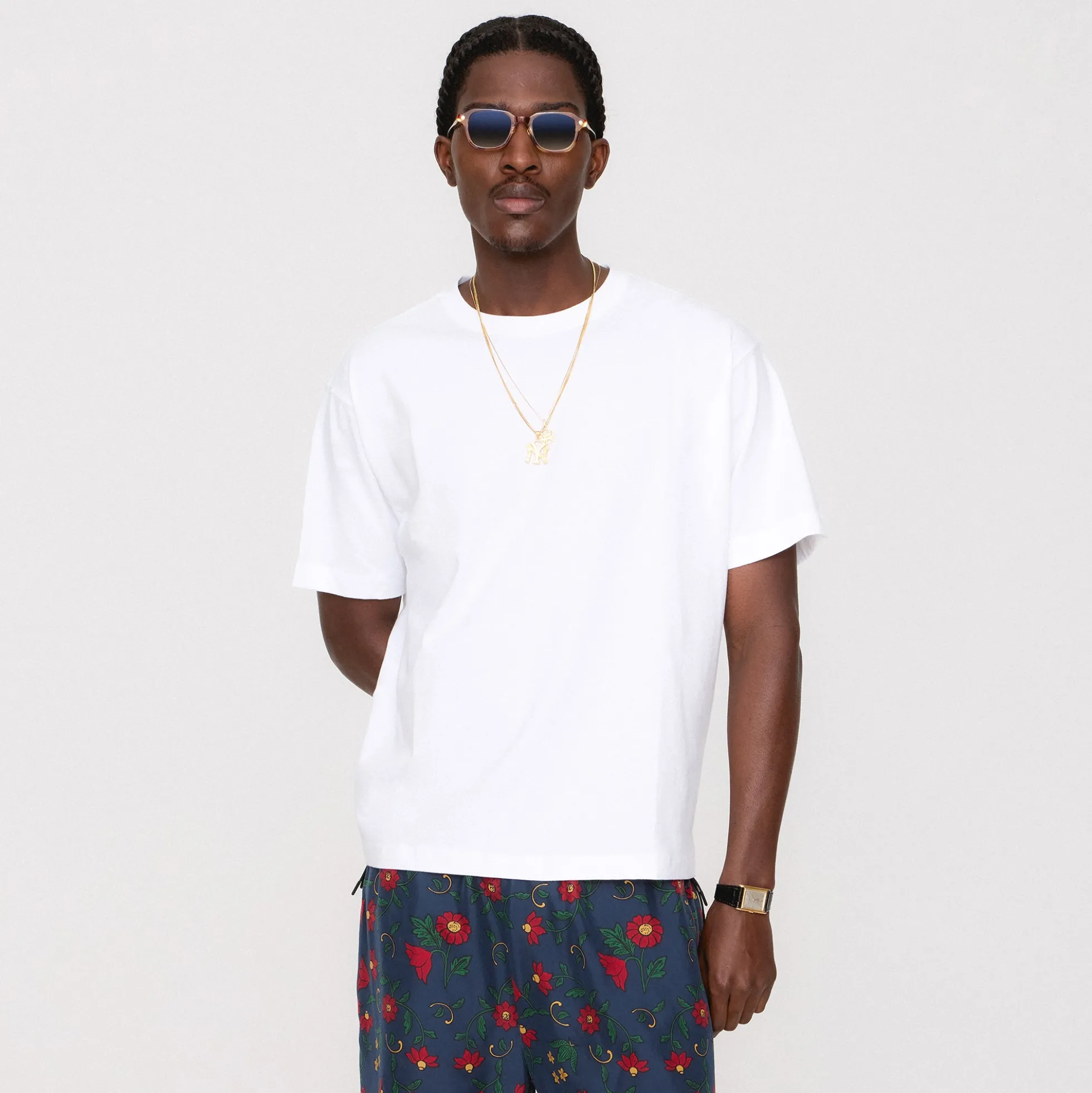 &Kin Pima Jersey Alex Boxy Tee