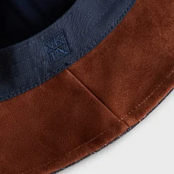 &Kin Wool Denim Dawson Bucket Hat