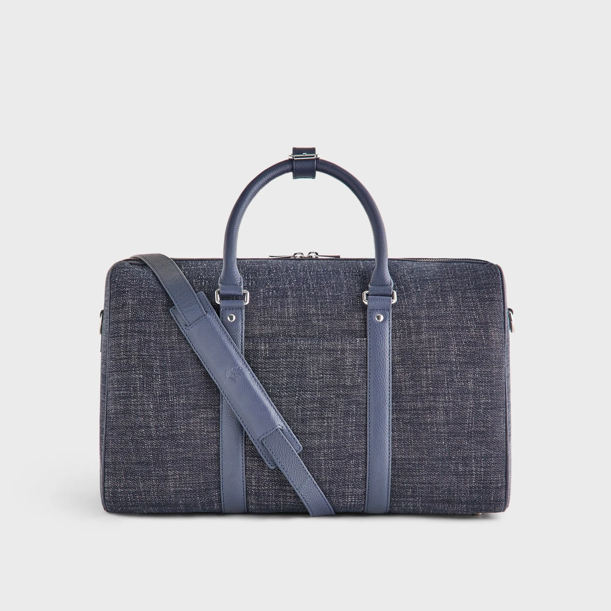 &Kin Wool Denim Traveler K40 Duffle Bag