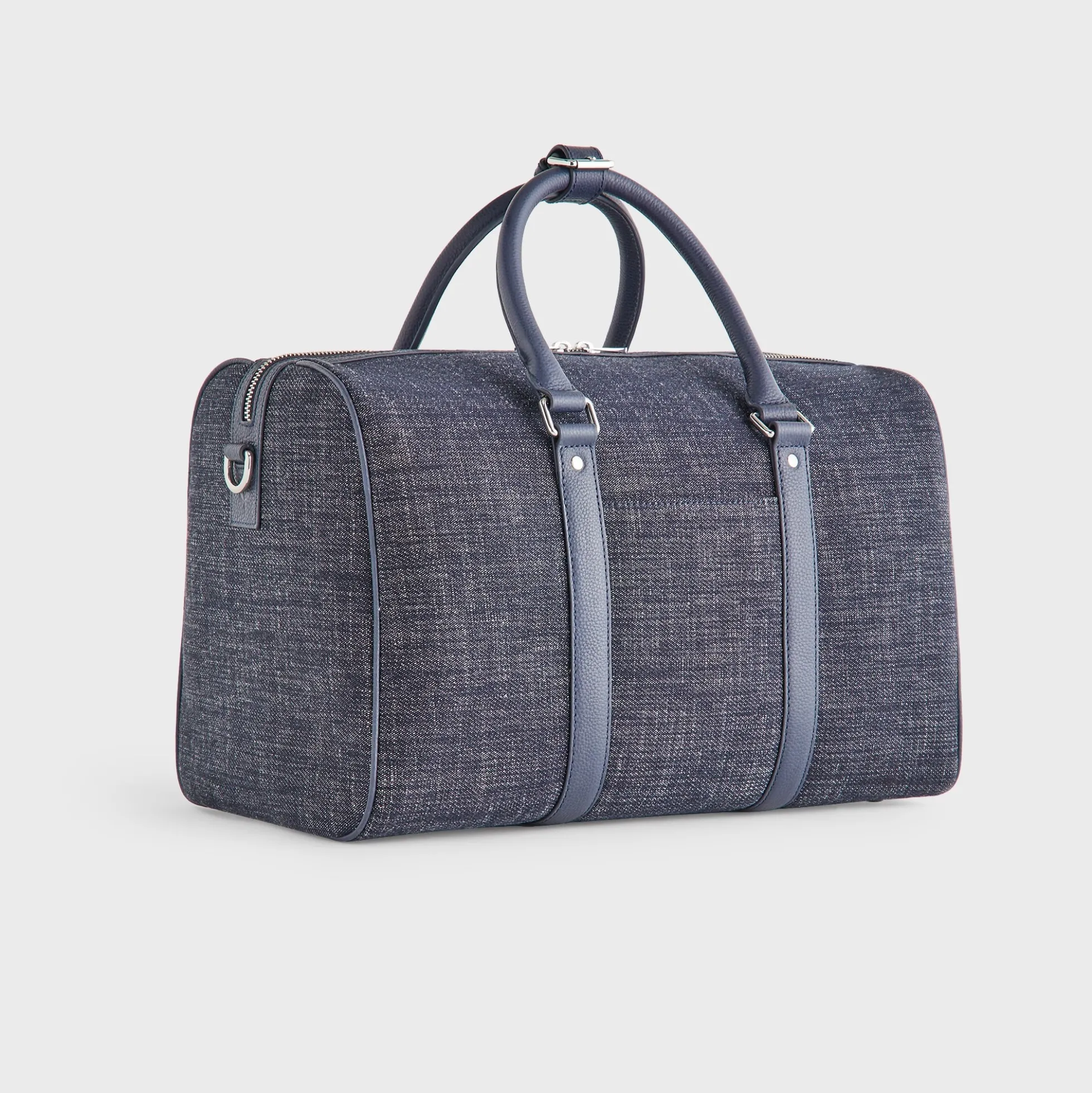 &Kin Wool Denim Traveler K40 Duffle Bag