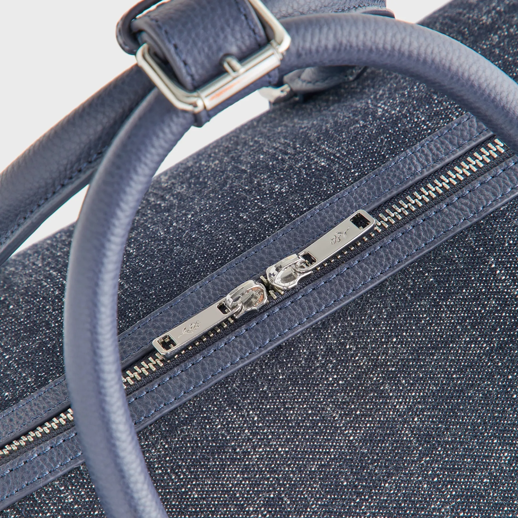 &Kin Wool Denim Traveler K40 Duffle Bag