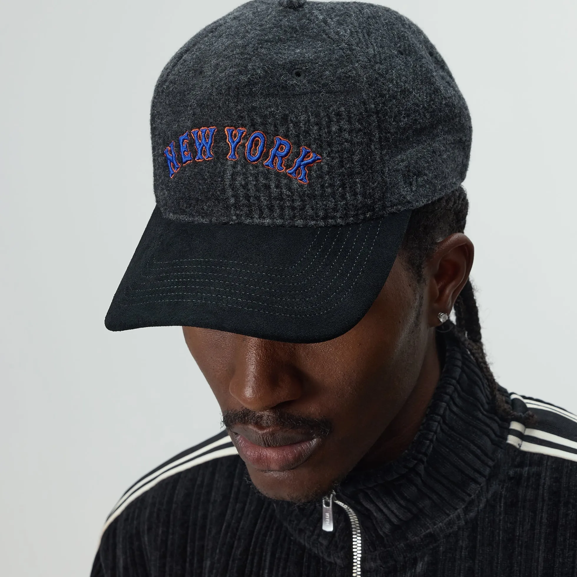 Kith & '47 for the New York Mets Patchwork Wool Franchise LS Cap