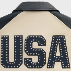 Kith & AVIREX for Team USA Leather Bomber Jacket