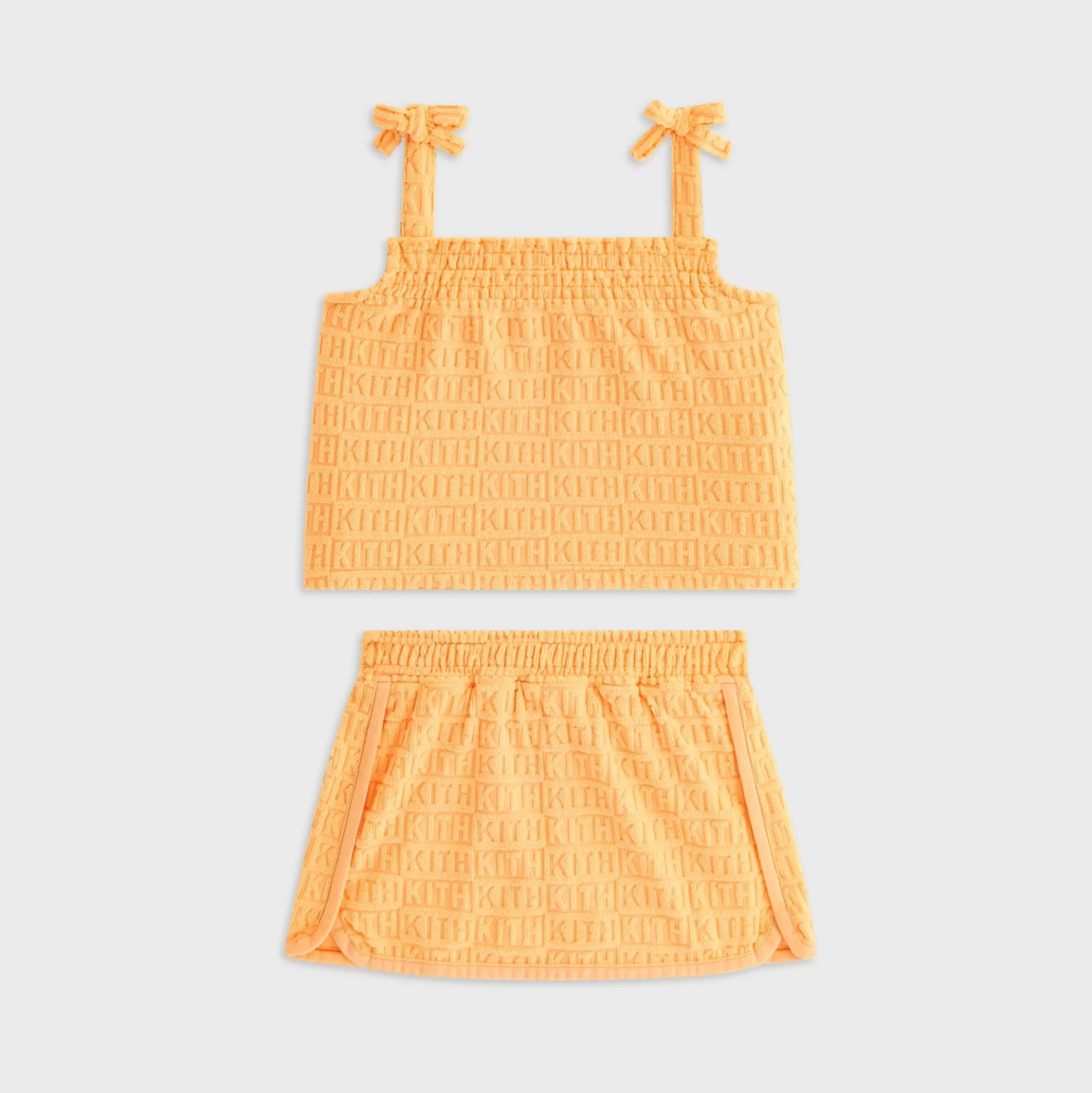 Kith Baby Ayva Textured Monogram Skort Set