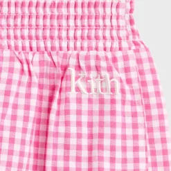 Kith Baby Gingham Tie Romper