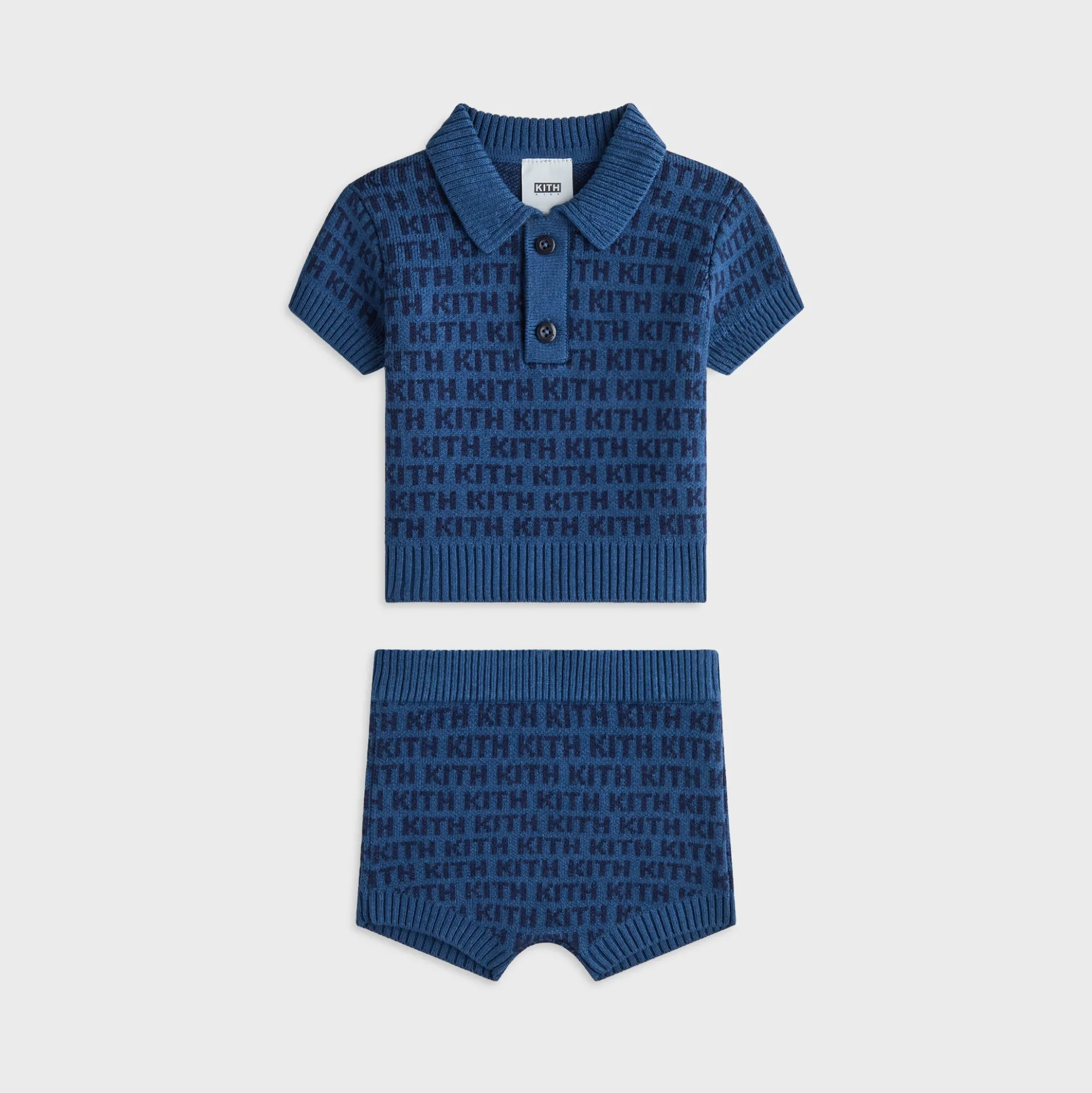 Kith Baby Monogram Polo Set
