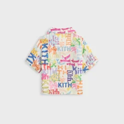 Kith Baby Sketched Monogram Thompson Camp Shirt